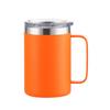 Taza de 16 oz Sublimación Asa Taza Taza Aislada de Acero Inoxidable Tapa de Oficina Taza de Café Opción de Regalo de Negocios