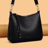 Bolso Nuevo de Comercio Exterior para Mujer de Mediana Edad, Bolso de Hombro Retro Versátil Elegante de Color Sólido, Bolso Cruzado de Mamá de Moda con Textura Venta al por Mayor