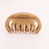 Pinza para el pelo de calabaza moderna y única, estilo simple y elegante, accesorio para el cabello personalizado de lujo ligero, pasador coreano retro de colores al por mayor