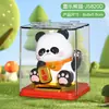 Gran Adorno de Panda de la Fortuna Chino Solar Automático con Movimiento de Mano de 3 Pulgadas Tienda de la Compañía Decoración de Regalo Atracción de Fortuna