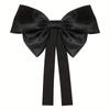 Accesorios para el cabello con clip de resorte y lazo, horquilla para la parte posterior de la cabeza, horquilla roja para Año Nuevo y Navidad, tocados de moda al por mayor