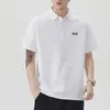 Roupas Masculinas Xintang 2026 Verão Novo Masculino Manga Curta Gola Lapela Design de Verão Top Camisa Polo Manga Curta