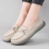 Zapatos tipo gorro de estilo nuevo, zapatos sin cordones, zapatos casuales para mujer de mediana edad, mocasines transpirables antideslizantes de comercio exterior