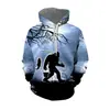 Sudadera con capucha holgada para hombre, con estampado digital 3D personalizado, estilo europeo y americano, primavera y otoño de 2024