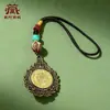 Novo Estilo Pingente de Cobre Bagua Nove Palácios Rotatório Central Estilo Igual para Homens e Mulheres Pingente de Bolsa Artístico Joia Pendurada dos 12 Signos do Zodíaco
