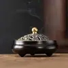 Queimador de Incenso Xiangyun de Três Pernas Coberto Queimador de Sândalo Queimador de Incenso Zen Interno para Casa Ornamentos de Incenso Retrô Artesanato Venda por Atacado
