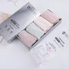[4 cajas] Calzoncillos de talle medio Silver Box 1.0 de grafeno sin costuras transpirables cómodos para mujer al por mayor