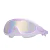Gafas de natación para niños, impermeables profesionales, antivaho, galvanizadas, marco grande, tapones para los oídos integrados, equipo de natación protector al por mayor