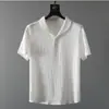 Nuevo Traje Deportivo Casual Delgado de Alta Gama para Hombre, Conjunto de Moda de Verano de Manga Corta y Pantalones Largos, Conjunto Trendy de Lujo Ligero