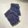 Guantes Acolchados para Mantener el Calor y Proteger del Frío en Otoño e Invierno para Hombres y Mujeres en Clase Engrosados con Pestaña de Imitación de Mink Nylon Guantes Cálidos para Adultos