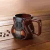 Taza de Cerámica para Guitarra Estilo Nuevo Transfronterizo, Taza de Café Creativa, Taza de Agua, Taza de Pareja, Regalo para el Cumpleaños del Mejor Amigo