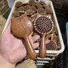 Peine de Cojín de Aire de Sándalo Antiestático para Hombre Esponjoso Masajeador del Cuero Cabelludo Meridiano Peine de Bolsa de Aire Meridiano para el Hogar y Mujeres