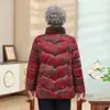 Ropa de Algodón para Abuela Ropa de Invierno Ropa Gruesa con Felpa para Personas de Mediana Edad y Mayores Chaqueta de Algodón Cálida para Mujer Ropa de Mamá Ropa de Algodón Cálida Traje Tang para Señora Mayor Chaqueta de Algodón