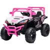 Carrinho elétrico infantil para bebês, carrinho de brinquedo infantil com controle remoto de quatro rodas, menino e menina, balanço para sentar, veículo off-road com tração nas quatro rodas.