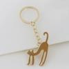 Nova liga de estilo coreano bonito gatinho chaveiro saco ornamentos carro requintado pingente criativo pequenos presentes