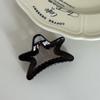 Tea Star Simple Grab Clip Novo Cabelo Feminino Parte de Trás da Cabeça Médio Tubarão Clipe Meio Laço Acessórios para Cabelo