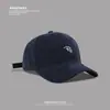Chapéu Estilo Novo 2025 Feminino Moda de Rua Boné de Baseball Verão Estilo Coreano Par Casal Boné Versátil Mostra Rosto Pequeno Chapéu de Sol