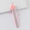Lima de uñas linda de dibujos animados, lima pulidora, para chica, manicura casera, tira de lijado con cadena, lima de uñas, lima de manicura