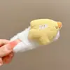 Clip BB de felpa de dibujos animados dulce, accesorio para el cabello infantil, liga para el cabello de animal rellena de algodón para otoño e invierno, anillo para el cabello lindo de niña, adorno para el cabello, pinza para el cabello