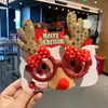 Marco de gafas de Santa Claus al por mayor decoraciones para fiestas gafas de reno accesorios para ambiente de disfraces navideños para adultos y niños