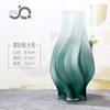Amazon Estilo Nórdico de Moda Florero Tornado Rosa Verde Sala de Estar Arreglo Floral Mesa Florero Escarchado