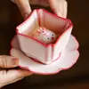 Taza de Té de Porcelana Ruyao para Beber Té con Grasa de Cerdo, Mascota de Té de Cerámica, Juego de Té Personal de Estilo Chino de Alta Gama, Taza de Degustación