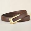 Cinto de Liga Feminino, Cinto Fino de Couro Genuíno para Meninas, Cinto Decorativo Feminino para Combinar com Saias e Jeans, Cinto Fino de Couro