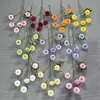 Flores de lilás artificiais para casamentos, arranjos florais artesanais de alta qualidade, decoração de salão de casamento, parede de flores DIY e arranjos florais de chão
