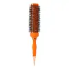 Conjunto de Quatro Peças Laranja Wan Mei Pente de Modelar Cilindro Redondo Condutor de Calor Estendido Pente de Modelar Profissional Pente para Secar Cabelo Longo Cabelo Cacheado Fofo