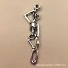 Conjunto Misto de 80 Acessórios de Halloween: Abóbora, Caveira, Morcego, Pingentes de Bruxa, Acessórios para Enfeites DIY, Materiais para Brincos