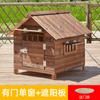 Exterior Madera Maciza Exterior Grande Perro Casa de Perro de Madera Perrera Perrera para Gatos Jaula para Perros Perrera para Teddy Casa de Perro Casa de Perro Impermeable