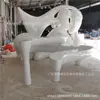 Taburete de Mesa Abstracto Personalizado, Escultura de Fibra de Vidrio, Ligero, Ahorrador de Espacio, Práctico, Rentable y Adorno de Alto Valor