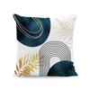 Funda de Almohada Bohemia Azul y Gris Medieval Moderna Decorativa Abstracta Geométrica para Sofá Cama Sala de Estar