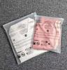 Bolsas Transparentes con Cremallera Gruesas para Ropa Interior y Pantalones, Bolsas de Plástico Escarchado Auto-Sellables para Calcetines, Bolsas de Empaque para Ropa y Bolsas de Empaque para Prendas de Vestir