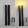 Luz de Vela Digital LED Controle Remoto Plástico Digital Vela Artificial de Cera Polo Longo Decoração de Aniversário para Lâmpada de Buda