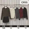 Suéter Feminino de Gola Alta com Meio Zíper, Estilo Relaxado e Confortável, para Outono e Inverno, Slim e Versátil, Manga Longa, Peça de Baixo em Tricô, Top de Tricô Quente
