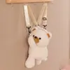 Bolsa de Oso Estilo Nuevo Japonés Juguete de Peluche Bolso Cruzado Oso de Peluche de Dibujos Animados Cabeza Inclinada Bolso Cruzado Regalo para Niña