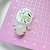 Luminoso 3,2 cm tartaruga três três três micro paisagem creme cola diy decorações artesanais saco cego chaveiro material atacado