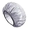 Gorro de ducha impermeable para mujer, elegante y atractivo, adecuado para usar en la ducha y la cocina, a prueba de aceite, de doble capa, engrosado, para uso doméstico