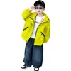 Chaqueta cortavientos para niño, chaqueta con capucha infantil de otoño, nuevo y elegante abrigo de primavera y otoño 2026 para niños pequeños