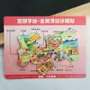 Lembrancinhas turísticas culturais e criativas de Xishuangbanna, Yunnan, ímãs de geladeira de madeira atacado