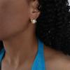 Aretes Europeos y Americanos Super Hada Elegantes Lujo Ligero Aretes que No se Desvanecen Nicho Aretes de Perlas Moda Simple Transfronterizo que No se Desvanece
