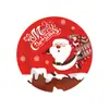 Fiesta Temática de Papá Noel Rojo Vajilla Desechable de Papel Plato de Papel Servilleta de Papel Cuchillo Tenedor Cuchara Accesorios de Decoración Suministros