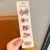 Pinzas para el pelo de tela para bebé para niñas, no dañan el pelo, lindas y súper adorables, pinzas pequeñas para bebé, accesorios para el pelo de color café con leche para niños