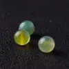Ágata de Maçã Natural Contas Espalhadas Pulseira de Cristal DIY Acessórios de Joias Artesanais Material Contas Redondas Contas Contas Individuais Lote