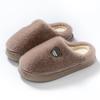 Sapatos de Maternidade Confortáveis, Quentinhos, Modernos e com Solado Grosso para Mulheres, Pantufas de Inverno Antiderrapantes para Casa com Sensação de Amortecimento Macio, Pantufas de Algodão para Casais