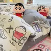 Conjunto Autêntico Licenciado Crayon Shin-Chan de Algodão Puro Quatro Peças - Nova Coleção Primavera/Verão 2026