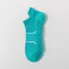 Calcetines deportivos de tobillo para hombre 7A antibacterianos para verano, absorbentes de sudor, resistentes al olor, con suela de masaje, calcetines cortos de algodón, calcetines de running amortiguadores