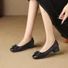 Zapatos tipo mom slip-on ZHR para mujer, nuevo modelo otoño 2026, suela suave, tacón grueso, cómodos para los pies, zapatos de tacón bajo versátiles