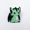 Serie de Dragones de Dibujos Animados Set Combinado de Broches Metálicos Accesorios de Insignias Creativas con Forma de Dinosaurio Accesorios para Ropa Infantil